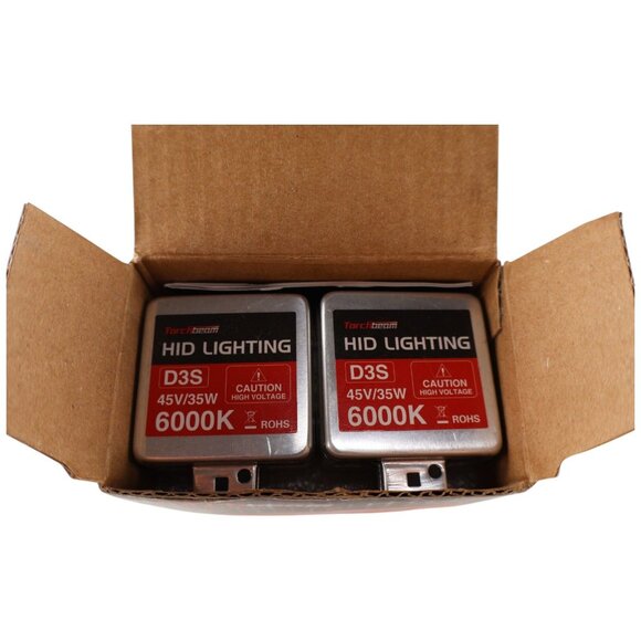 Torchbeam D3S HID Headlight Bulbs 6000K 45V 35W Pair New Open Box - Picture 7 of 7